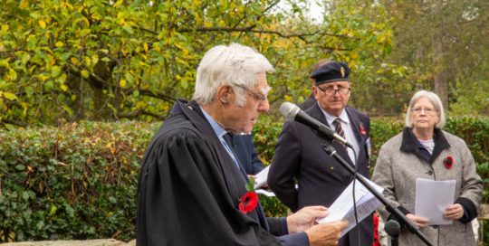 remembrance service - 2021